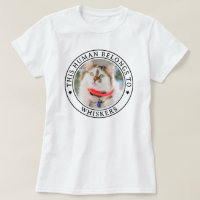 Dieser Mensch gehört zum Pet Custom Foto & Name