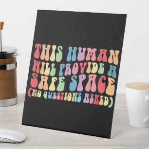 Dieser Mensch wird ein sicheres, schwules Homosexu Sockelschild