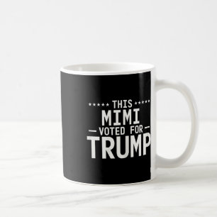 Dieser Mimi stimmte für Trump 2024 für Proud Oma V Kaffeetasse