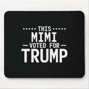Dieser Mimi stimmte für Trump 2024 für Proud Oma V Mousepad