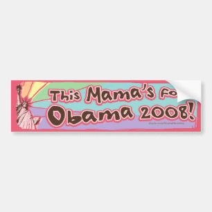 Dieser Mutter für Obama 2008! Autoaufkleber