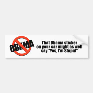 Dieser Obama-Aufkleber könnte genauso gut ja dass Autoaufkleber