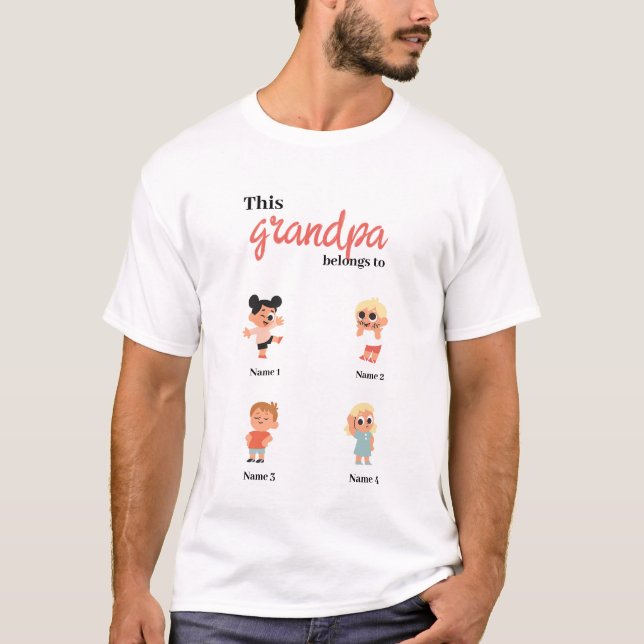 Dieser Opa gehört T-Shirt (Vorderseite)