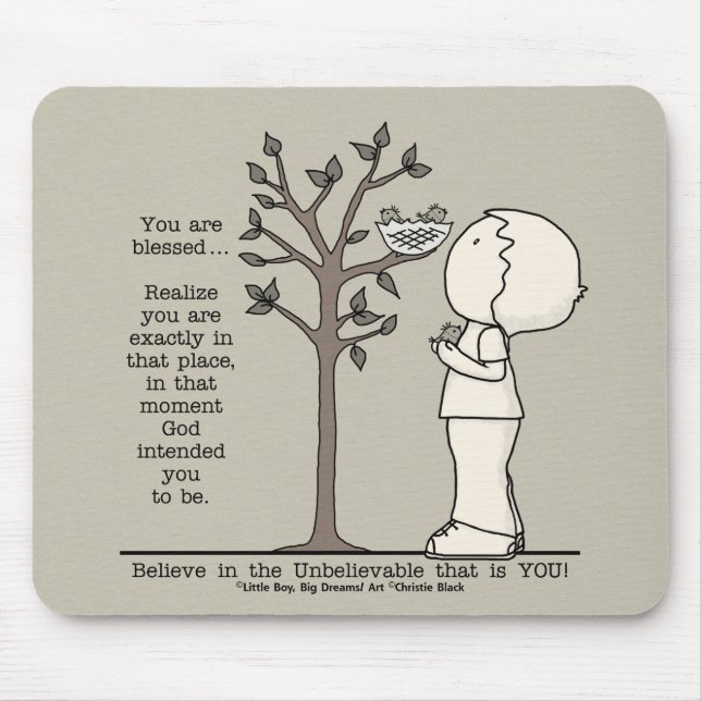 Dieser Ort Mousepad (Vorne)