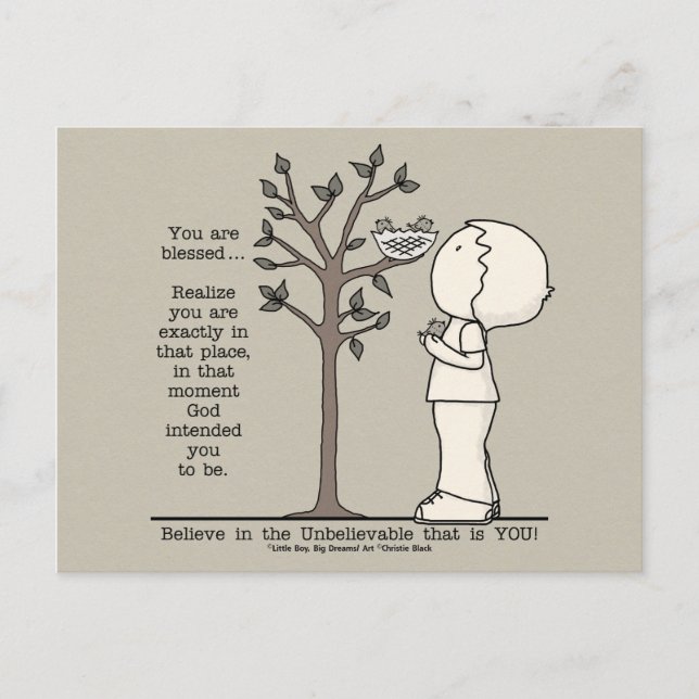 Dieser Ort Postkarte (Vorderseite)