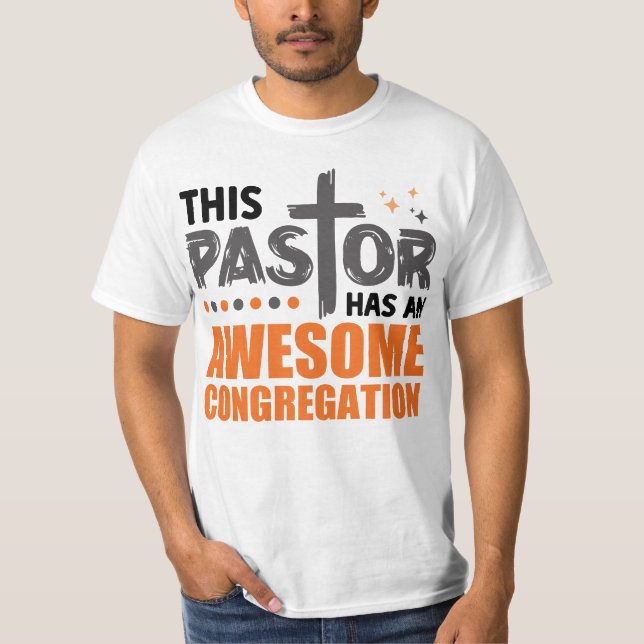 Dieser Pastor hat eine Phantastische Gemeinde T-Shirt (Vorderseite)