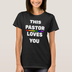 Dieser Pastor Lieben Sie LGB Monat stolz Alt 1 T-Shirt