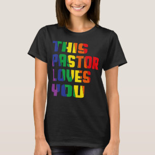 Dieser Pastor Lieben Sie stolz LGBt stolz Ally Gay T-Shirt