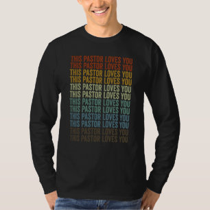 Dieser Pastor liebt dich christlicher Pastor Kirch T-Shirt