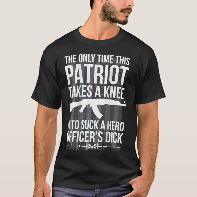 Dieser Patriot braucht nur ein Knie, um sind zum K T-Shirt (Vorderseite)