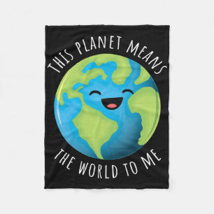 Dieser Planet bedeutet für mich den Niedlichen Tag Fleecedecke