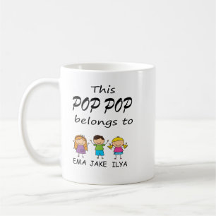 Dieser Pop Pop gehört Kaffeetasse