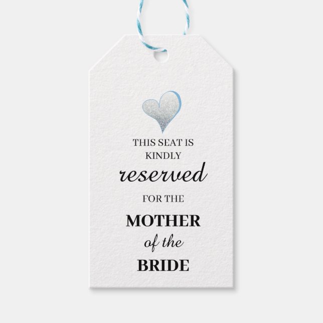 Dieser Sitzplatz ist freundlich der Mutter der Geschenkanhänger (Vorderseite)