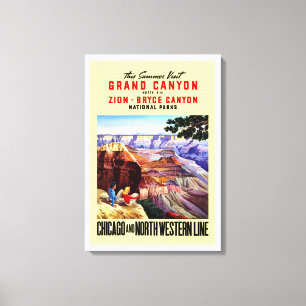 Dieser Sommer Besuch Grand Canyon Leinwanddruck
