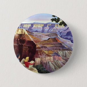 Dieser Sommer-Besuchs-Grand Canyon Button