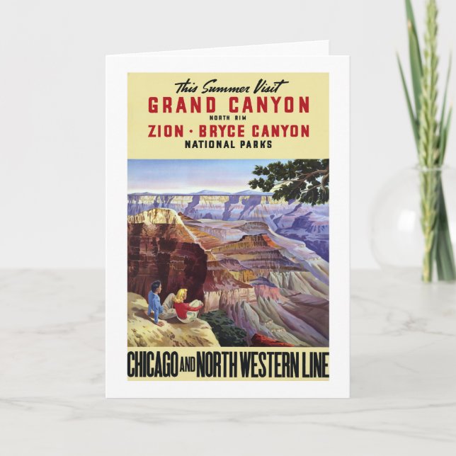 Dieser Sommer-Besuchs-Grand Canyon Karte (Vorderseite)