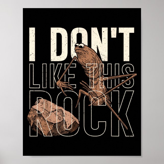 Dieser Stein gefällt mir nicht Marcus The Worm Mem Poster (Vorne)