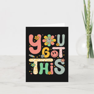 Dieser Testtag Groovy Motivierend Teacher S Karte