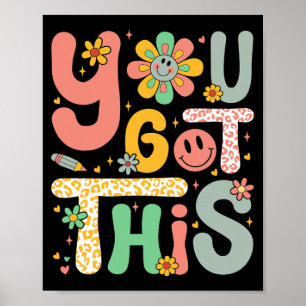 Dieser Testtag Groovy Motivierend Teacher S Poster