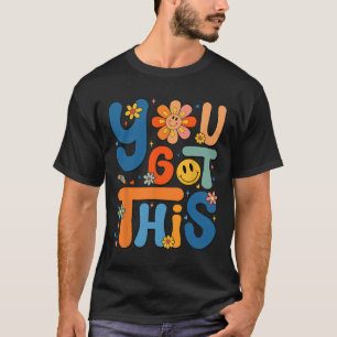 Dieser Testtag Groovy Motivierend Teacher S T-Shirt