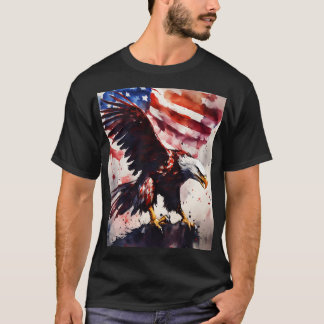 Dieser Titel hebt das patriotische Thema und die T-Shirt