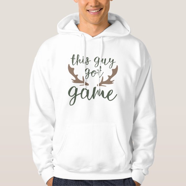Dieser Typ Got Game Hoodie (Vorderseite)