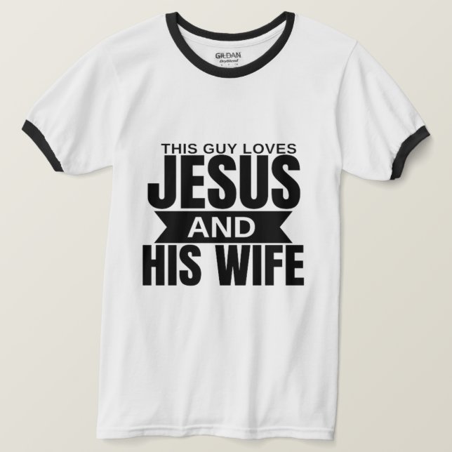 Dieser Typ Herren-Ringer-T - Shirt (Design vorne)