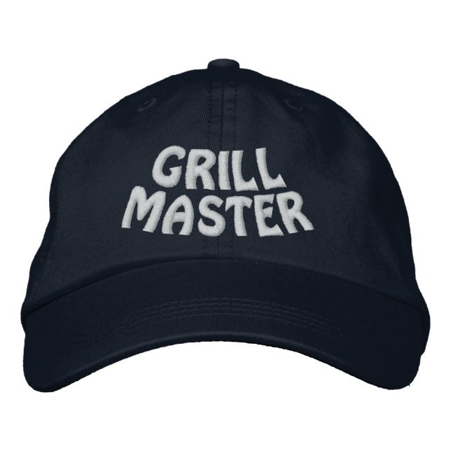 Dieser Typ ist der Grillmeister Bestickte Baseballkappe (Vorderseite)