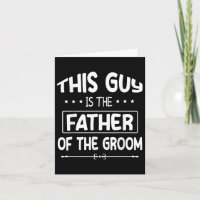 Dieser Typ ist der Vater der Hochzeit der Groombri