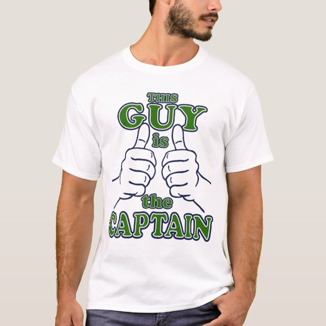 Dieser Typ ist die CAPTAIN T-Shirt (Vorderseite)