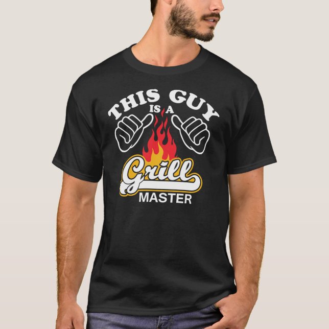 dieser Typ ist ein Grillmeister T-Shirt (Vorderseite)