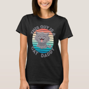 Dieser Typ ist ein Katzenvater Vintage T-Shirt