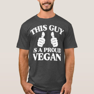 Dieser Typ ist ein stolzer Veganer Tierrechtsaktiv T-Shirt