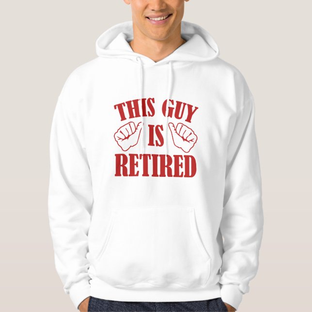 Dieser Typ ist erschöpft Hoodie (Vorderseite)
