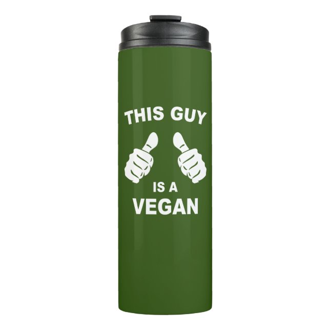 Dieser Typ ist Vegan Thermosbecher (Vorderseite)