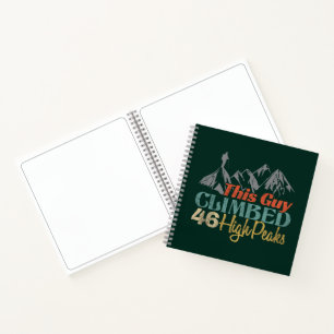 Dieser Typ kletterte auf 46 Gipfel Notizbuch
