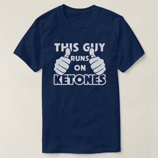 Dieser Typ läuft auf Keton-Keton Keotgenic T-Shirt (Design vorne)