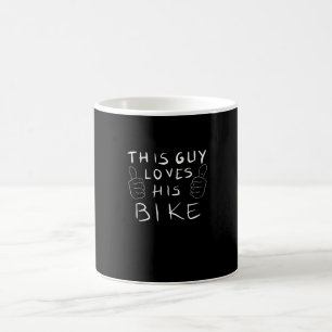 Dieser Typ Liebe sein Fahrrad Kaffeetasse