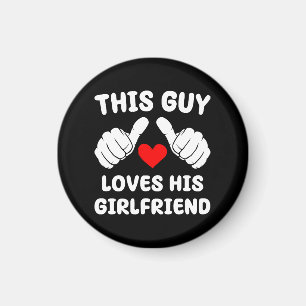 Dieser Typ Liebe seine Freundin Magnet