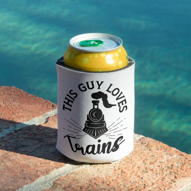 Dieser Typ Lieben Bahn Lover Funny Train Dosenkühler (In Situ Pool)