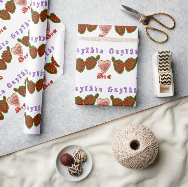 Dieser Typ Lieben große Geschenkkunst drucken Geschenkpapier (Kunsthandwerk)