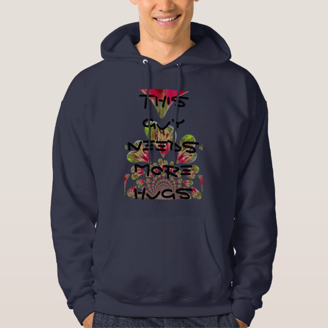 Dieser Typ Lieben große Geschenkkunst drucken Hoodie (Vorderseite)