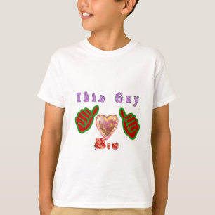 Dieser Typ Lieben große Geschenkkunst drucken T-Shirt