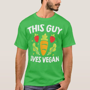 Dieser Typ Lieben Vegan Herbivore Vegetarier Veggi T-Shirt