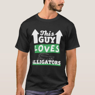 Dieser Typ liebt Alligatoren T-Shirt