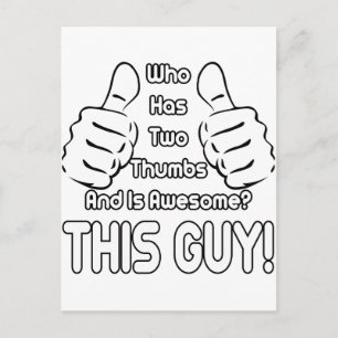 Dieser Typ Postkarte