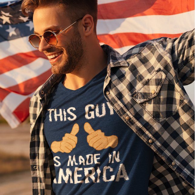 DIESER TYP WIRD IN AMERIKA HERGESTELLT T-Shirt (Von Creator hochgeladen)