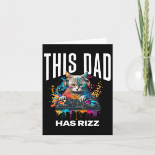 Dieser Vater hat Rizz Cool DJ Cat Rizzler Vater Va Karte