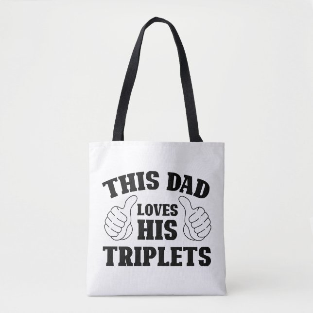 Dieser Vater Liebe seine Triplets - ein Geschenk f (Vorderseite)