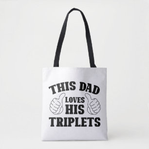 Dieser Vater liebt seine Drillinge - Geschenk für 